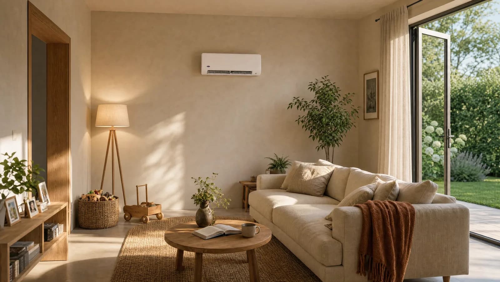 Illustratieve woninginstallatie