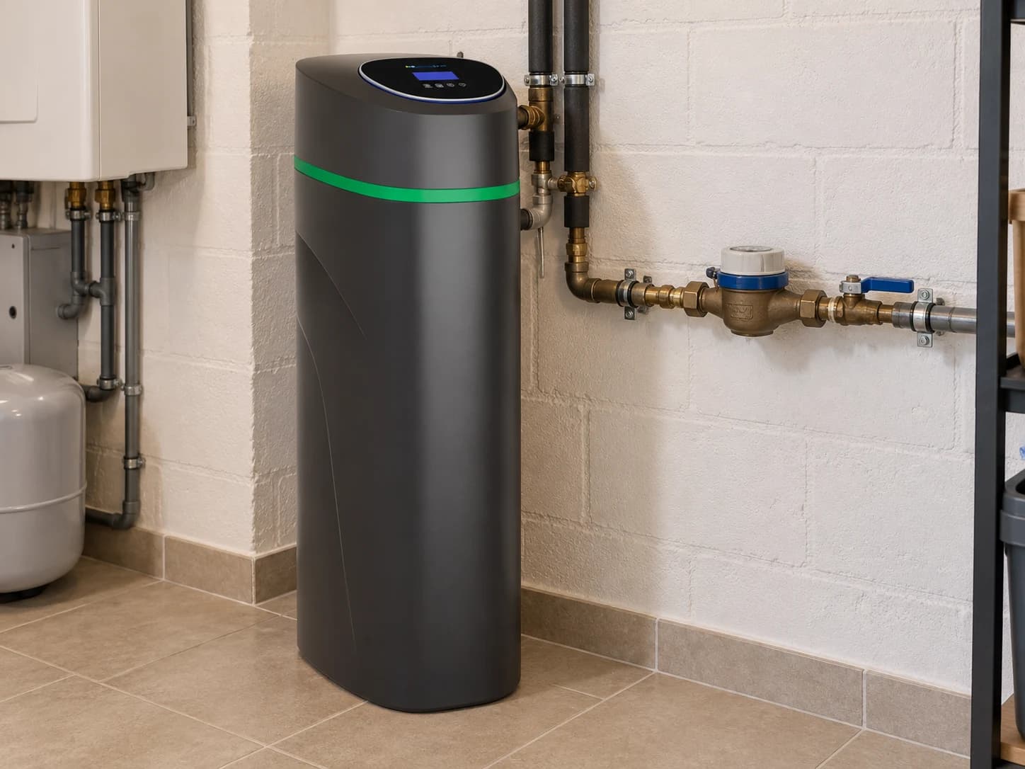 Aqua Guard Puro 2: in de technische ruimte, illustratieve opstelling